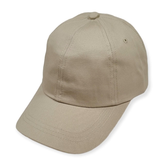 New Plain light brown unisex Snapback cap hat - Picture 1 of 4